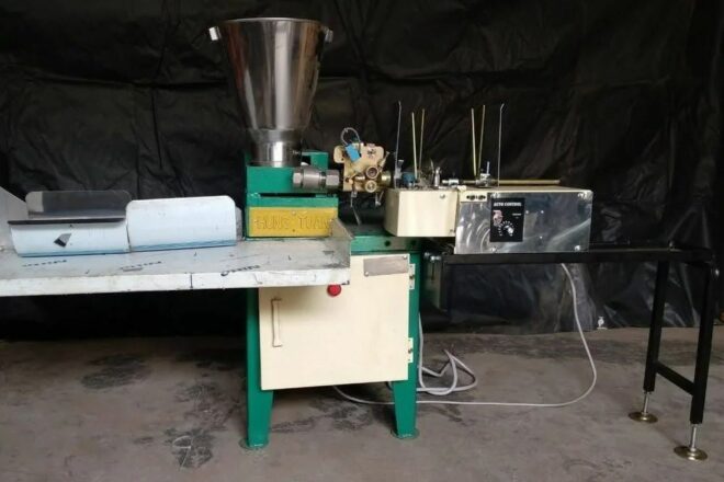 300mm Mild Steel 1 HP Semi Automatic Agarbatti Making Machine