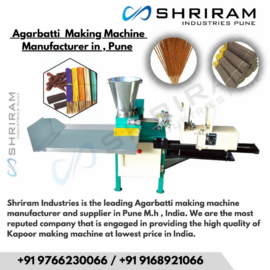 Agarbatti Making Machine, Production Capacity: 10-15 kg/hr, 250-280storke/min