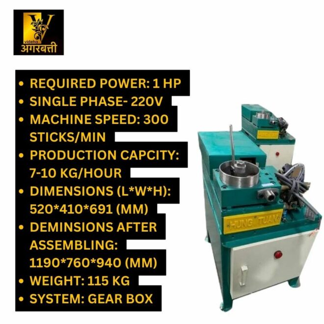 Mild Steel Fully Automatic Agarbatti Making Machine, Production Capacity: 10 kg/hr - Image 5