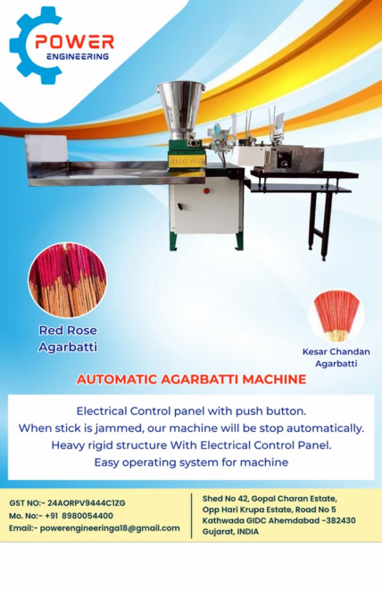 Mild Steel Incense Stick Making Machine