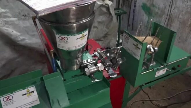 Mild Steel Incense Stick Making Machine Soham 160, 22000 Stroke Per Hour, 450 Stroke/minute - Image 4