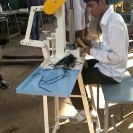Mild Steel Manual Agarbatti Making Machine, Production Capacity: 5-10 kg/hr, 100-150 strokes/min