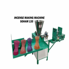 Mild Steel Soham Agarbatti Making Machines, Production Capacity: 5-10 kg/hr, 150-200 strokes/min
