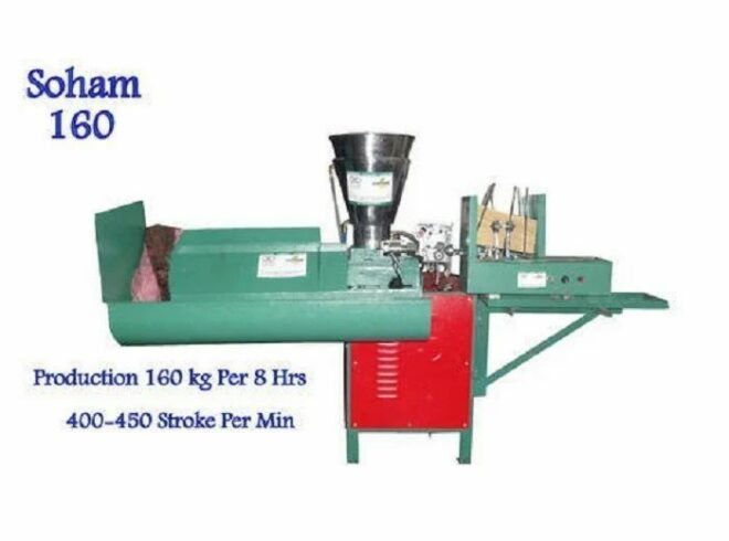 Mild Steel Soham agarbatti making machine, 450 strokes/min, 3.5 Fit - Image 11