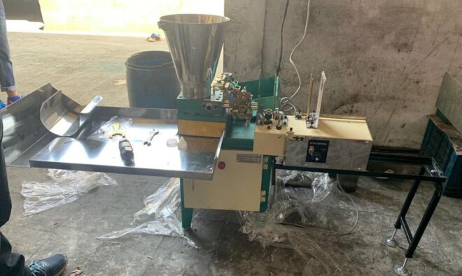 Mild Steel Vietnam Original Hung tuan HT 02 Model Agarbatti Machine, Production Capacity: 10-15 kg/hr, 200-250 strokes/min - Image 7