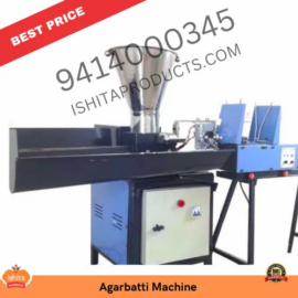 Stainless Steel 4HP Agarbatti Making Machine, Production Capacity: 5 kg/hr, 150 strokes/min